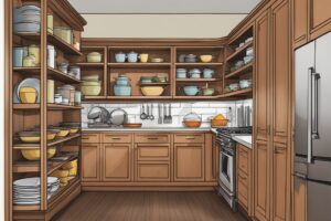 how to arrange kitchen cabinets