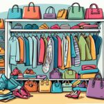 how to organise handbags in wardrobe