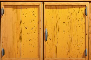 how to remove turmeric stains from kitchen cabinet