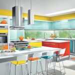 how to style glass kitchen cabinets