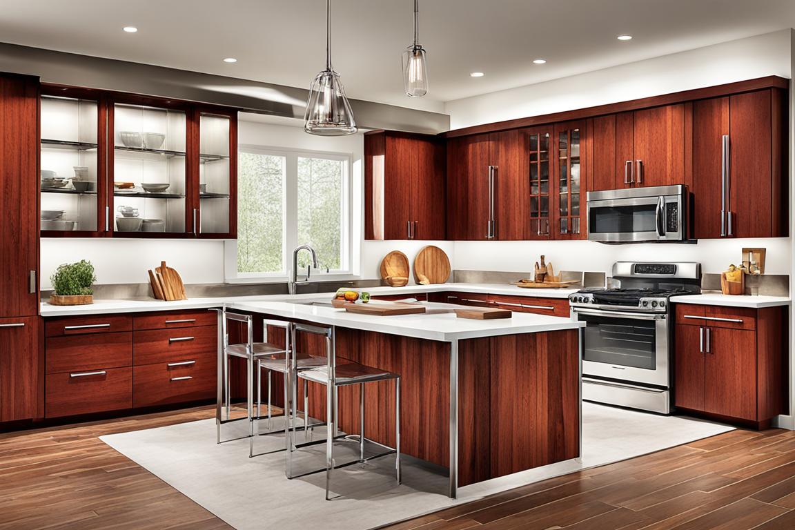 what material is used for kitchen cabinets